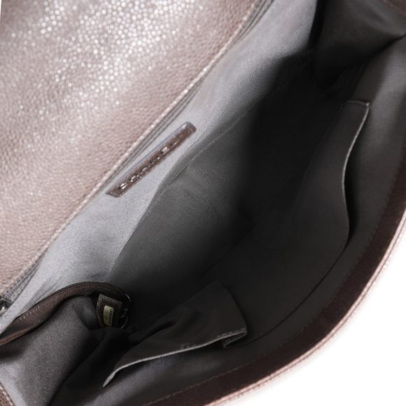 Chanel Taupe Caviar and Multicolor Tweed Large Boy Bag - Picture 8 of 8